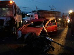 Sólo el conductor del vehículo resultó lesionado de forma leve.  /