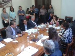 Sesión de la Comisión de Administración. Imagen de @LegislativoJal. ESPECIAL /