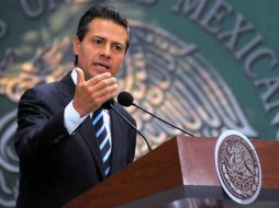Enrique Peña Nieto realizará el acto de abanderamiento a las 11:30 horas. ARCHIVO /