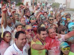 En el evento, realizado en la Delegación Santa Anita, hubo actividad física, convivencia y diversión. ESPECIAL /