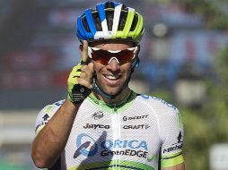 Matthews arrebató la cima de la competencia al español Alejandro Valverde.  /