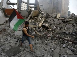 El presidente de la Autoridad Nacional Palestina (ANP), Mahmud Abás, confirma un acuerdo de alto al fuego permanente con Israel. AFP /