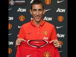 Di María es el fichaje estrella del equipo inglés. Foto: @ManUtd. ESPECIAL /