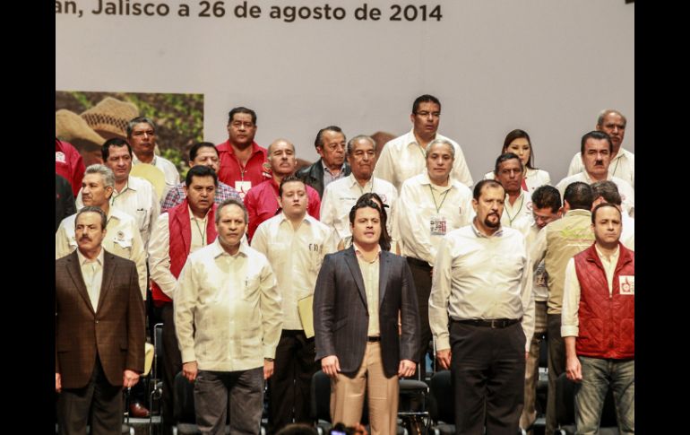 El gobernador Aristóteles Sandoval asistió al Congreso Nacional Ordinario.  /