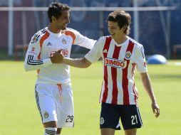 Luis apoya a sus compañeros, a pesar de que no ha sido titular. MEXSPORT /