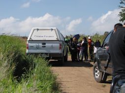 Elementos del Servicio Médico Forense acudieron al lugar.  /