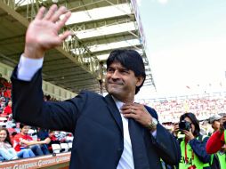 Pese al triunfo ante el Veracruz, el estratega salió a disgusto con el accionar de su plantilla. MEXSPORT /