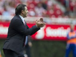 El técnico reconoció que durante el encuentro tuvo la oportunidad de ver cómo su equipo se llevaba el triunfo. MEXSPORT /