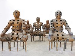 En el marco de la muestra también exhibirá cinco esculturas monumentales afuera pertenecientes a la serie 'Guardianes'. NTX /