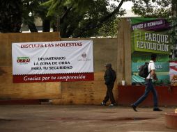 Las obras durarán cuatro meses e iniciaron en el trazo sur del parque.  /