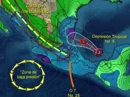 Mapa de la Conagua que muestra las zonas de inestabilidad en la República Mexicana. ESPECIAL /