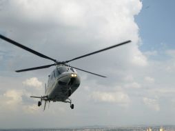 Aeronaves realizaron un sobrevuelo para tratar de ubicar al helicóptero. ARCHIVO /