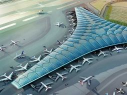 Detalle del proyecto del aeropuerto de Kuwait. Imagen de: www.fosterandpartners.com  /