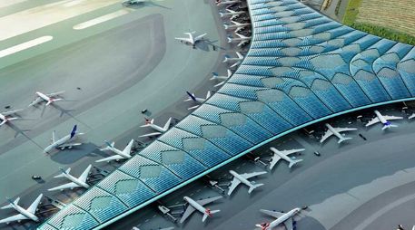 Detalle del proyecto del aeropuerto de Kuwait. Imagen de: www.fosterandpartners.com  /