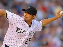 Jorge tiene la segunda mayor cifra de triunfos en la historia del equipo, con 68. Foto: @Rockies. ESPECIAL /