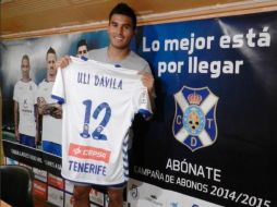 Dávila podría también jugar la Copa del Rey, también ante Girona. Foto: @CDTOficial. ESPECIAL /