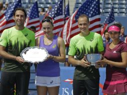 Es la tercera final en dobles del US Open que el tenista mexicano pierde en su carrera. EFE /