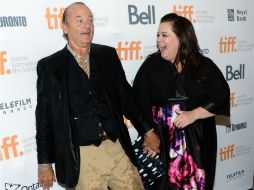 Bill Murray y Melissa McCarthy, en el estreno de la comedia ''St. Vincent'', donde también actúa Naomi Watts. AP /