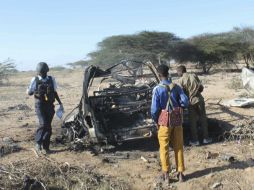 Fuentes de Al Shabab afirman que su objetivo era atacar al personal estadounidense que viajaba en el convoy, según un medio somalí. EFE /
