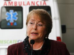 La presidenta de Chile, Michelle Bachelet asegura que el atentado no la va a atemorizar. EFE S. Silva  /
