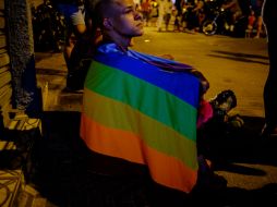 La comunidad Lésbico-Gay acusan actuaciones arbitrarias de la policía. AFP Y. Chiba  /