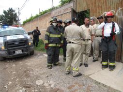 Bomberos del municipio acudieron al lugar. EL INFORMADOR  /