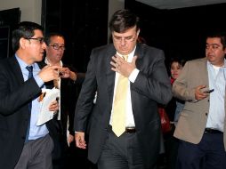 Ebrard aseguró que no se puede quedar callado ante las irregularidades en la elección interna del pasado domingo. SUN  E. OREA.  /