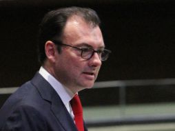 Luis Videgaray Caso, durante la Glosa del Segundo Informe de Gobierno. NTX C. Pereda  /