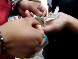 Los adolescentes menores de 17 años que fuman cannabis tienen más riesgos de no terminar sus estudios secundarios. NTX ARCHIVO /