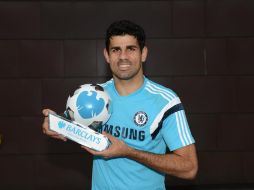 Costa se impuso en esa categoría a los también nominados C. Fábregas, Nathan Dyer, Gylfi Sigurdsson y A. Weimann. TWITTER  @chelseafc  /