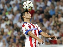 Raúl Jiménez jugó como titular en el Atlético de Madrid y salió de cambio al minuto 63. EFE  F. Alvarado  /