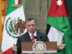 El pasado febrero, Peña Nieto recibió en el Palacio Nacional al rey Abdullah II de Jordania. NTX ARCHIVO /