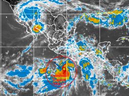 Oaxaca se mantiene bajo alerta por la actividad de 'Polo' en el Pacífico. TWITTER  @conagua_clima  /
