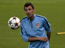 La ausencia de Mario será muy sensible en el equipo Colchonero. AP T. Stravakis  /