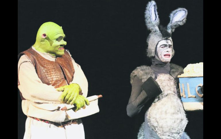 Edurardo Manzano hijo es quien da vida al ogro verde. ESPECIAL  Teatro Diana  /