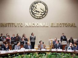 La entrega de los resultado se realiza en una sesión extraordinaria de la Junta General ejecutiva del INE. EL UNIVERSAL ARCHIVO /