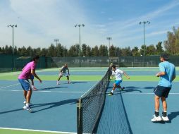 La selección nacional estará integrada en Copa Davis Junior por Rubio, Suárez y Ortiz, con Lemaitre como capitán. EL INFORMADOR ARCHIVO /