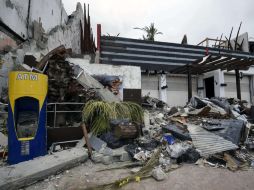 Vista de las afectaciones que dejó 'Odile' en Baja California Sur. AFP A. Estrella  /