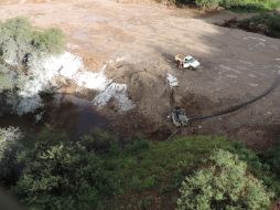 Cuatro represos de lixiviados de cobre se encuentran a su máxima capacidad y la presión hidráulica los está venciendo. NTX ARCHIVO  /
