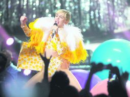 Miley Cyrus demostró que su papel como Hannah Montana en el canal Disney quedó sepultado. EL INFORMADOR A. Hinojosa  /