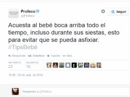 Tiempo después del desafortunado accidente, la Profeco borró la publicación y subió correctamente el mensaje. TWITTER / @PROFECO