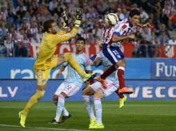 El delantero tendrá que despuntar en los próximos meses para mantener su lugar dentro de Los Colchoneros. AFP / G. Julien.