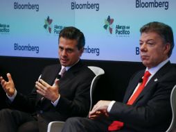 Enrique Peña Nieto califica a la reforma energética como la más relevante para impulsar el crecimiento económico del país. EFE / K. Betancur