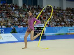 La deportista espera realizar una buena rutina con el primero para ubicarse entre las mejores 16. ESPECIAL / Conade