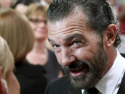 El español se mostro muy conmovido durante el Festival de San Sebastián. EFE / J. Herrero