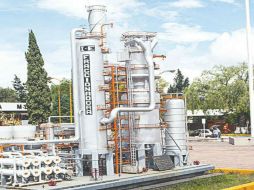 Maqueta de la refinería. ESPECIAL /  A. Meléndez