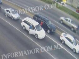 Transmiten el momento en que el diputado es plagiado. ESPECIAL /