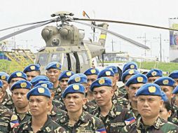 Contingente. Respaldo nacional. REUTERS  /