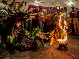 Expositores llevan a cabo actividades especial en la Feria de los Pueblos Mágicos en Plaza de la Liberación. EL INFORMADOR / A. Hernández