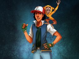 Aladdin y Abu son disfrazados como Ash y Pikachu de 'Pokemon'. ESPECIAL / isaiahstephens.deviantart.com